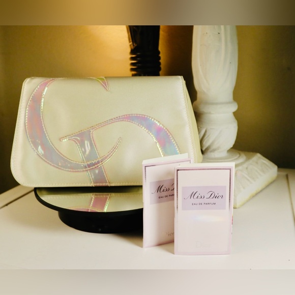 Y2K Christian Dior Iridescent Vintage Clutch Hand Bag - Picture 10 of 13